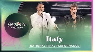 Mahmood & BLANCO - Brividi - Italy 🇮🇹 - National Final Performance - Eurovision 2022